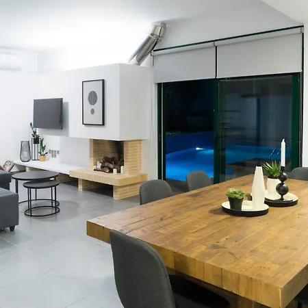 Appartamento The H Experience - The Blue Lounge With Swimming Pool Pórto Ráfti Esterno foto
