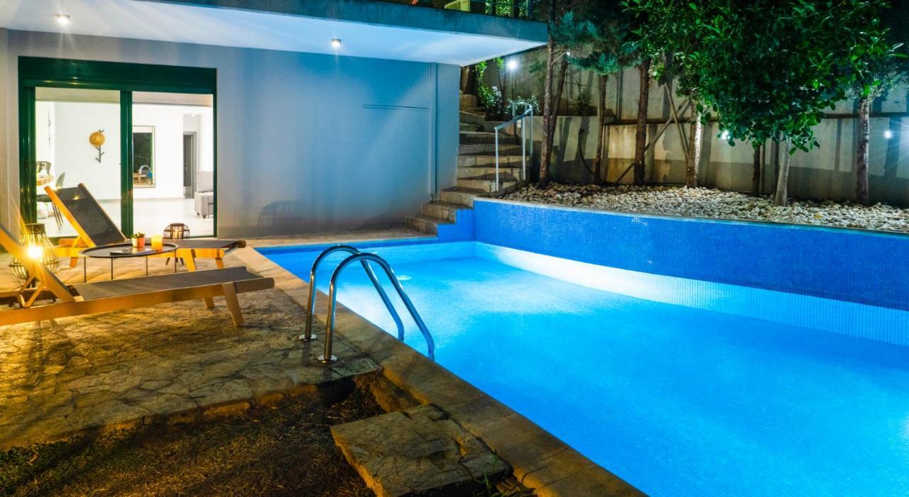The H Experience - The Blue Lounge With Swimming Pool Appartamento Pórto Ráfti
